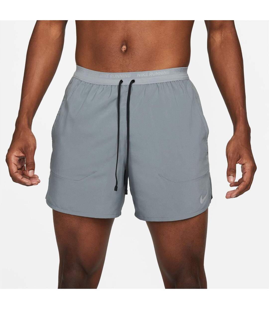 Short De Course Homme Gris Nike-1