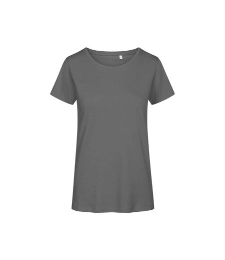 T-shirt Premium Femme Gris Acier Promodoro