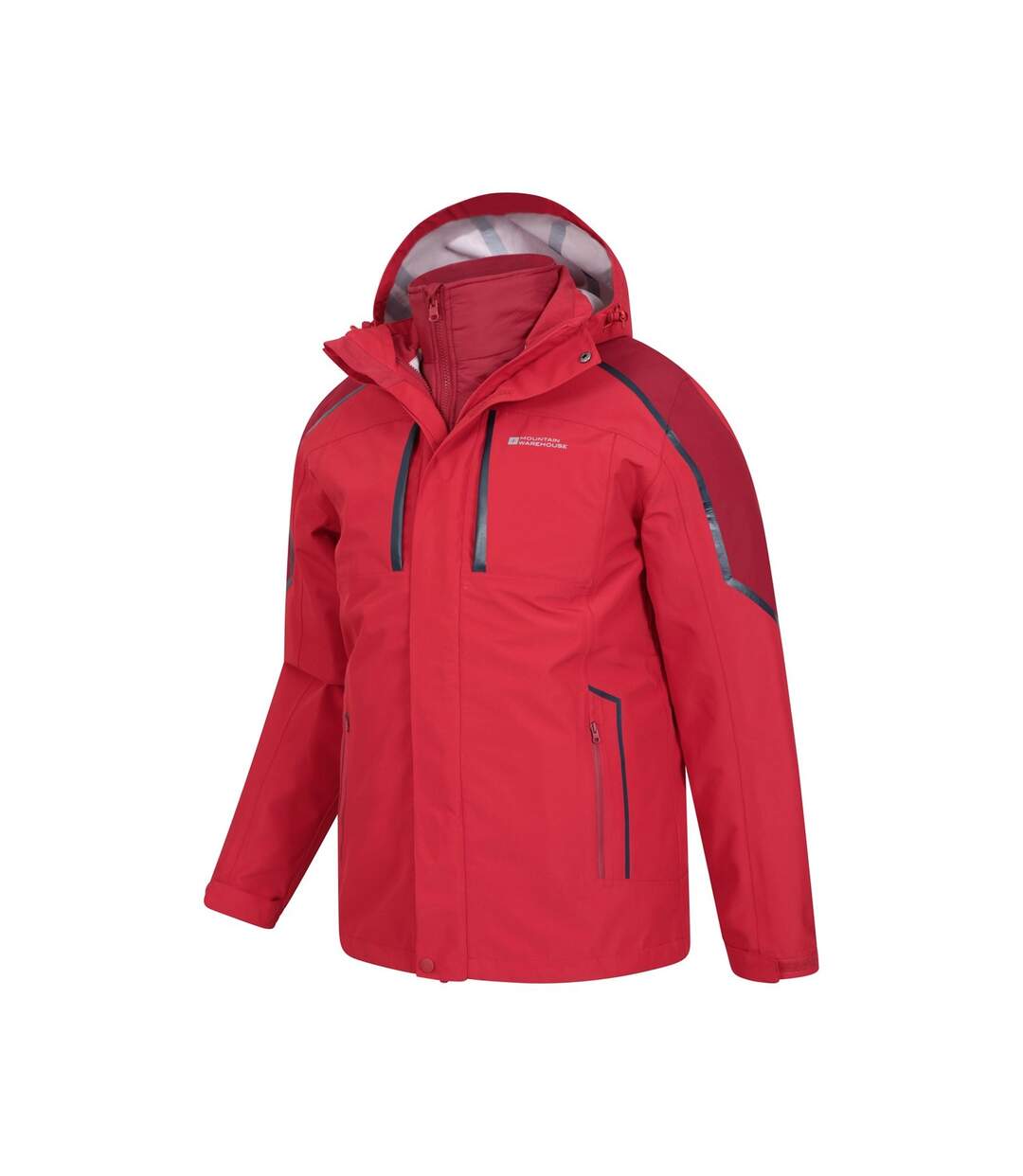 Doudoune Matelassée Zenith Extreme Homme Rouge Mountain Warehouse-4