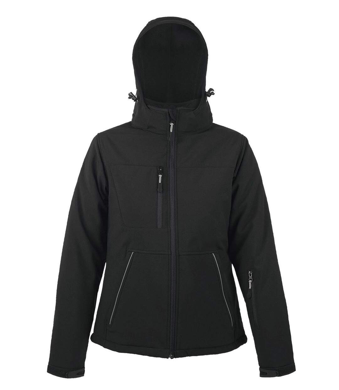 Parka femme SOFTSHELL HIVER doublée - 46804 - noir