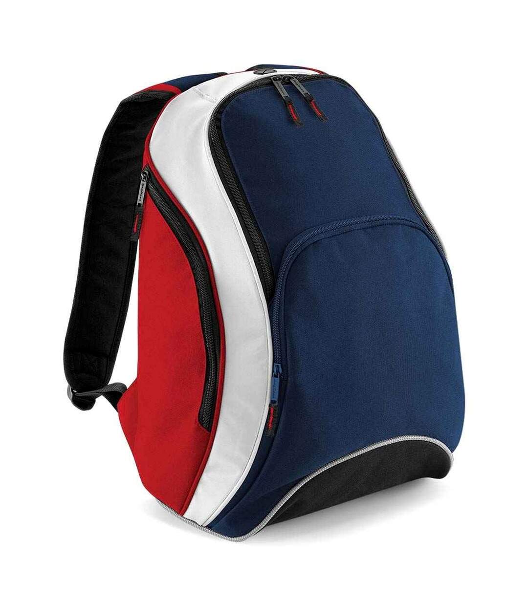 Sac à dos teamwear taille unique bleu marine / rouge classique / blanc Bagbase-1