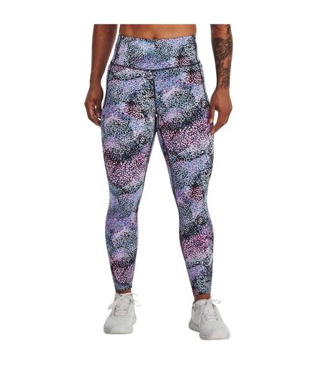 Legging Motif/style Imprimé Meridian Femme Rose Bleu Under Armour