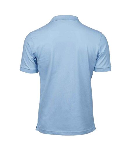 Polo luxury homme bleu clair Tee Jays