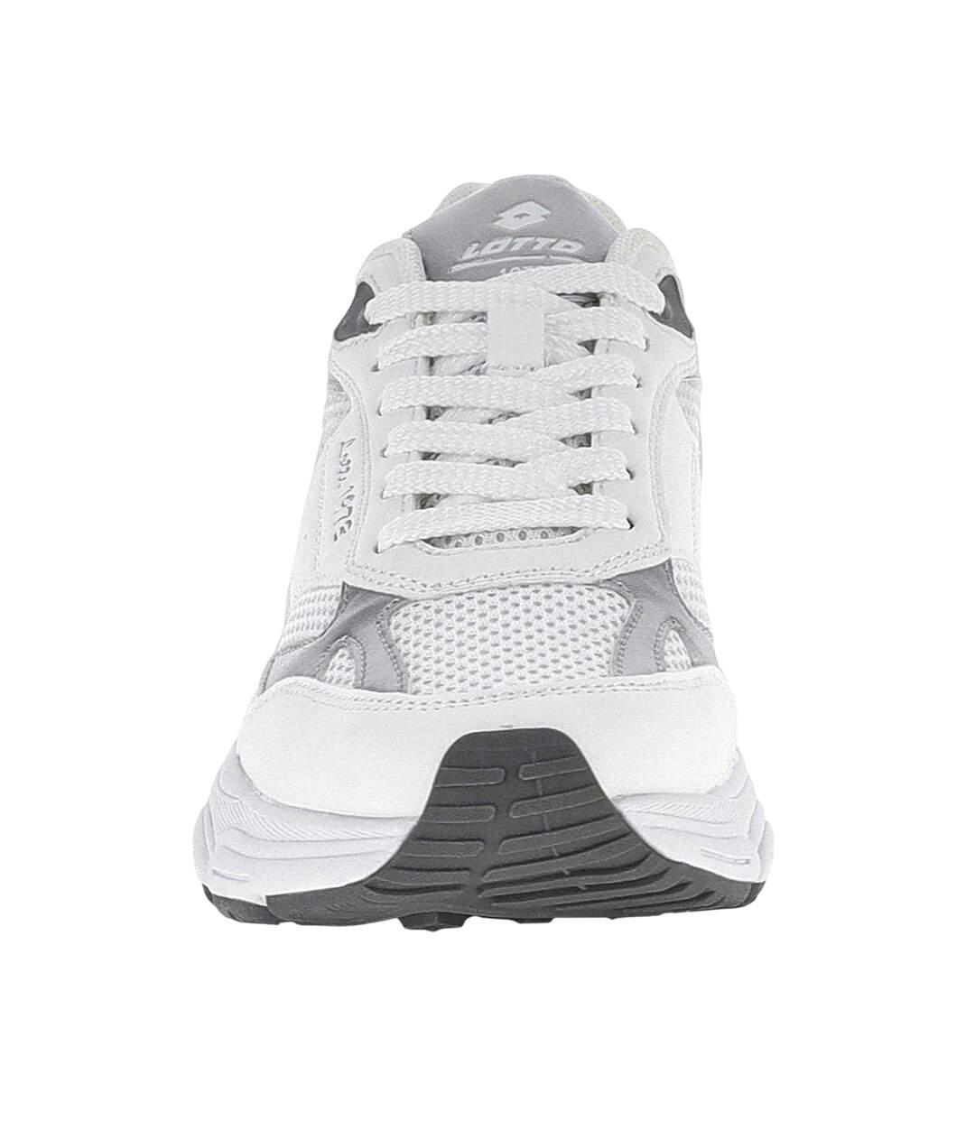 Baskets Motif/style Détail Métallique Boston Femme Blanc Argenté Lotto-4