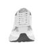 Baskets Motif/style Détail Métallique Boston Femme Blanc Argenté Lotto-4