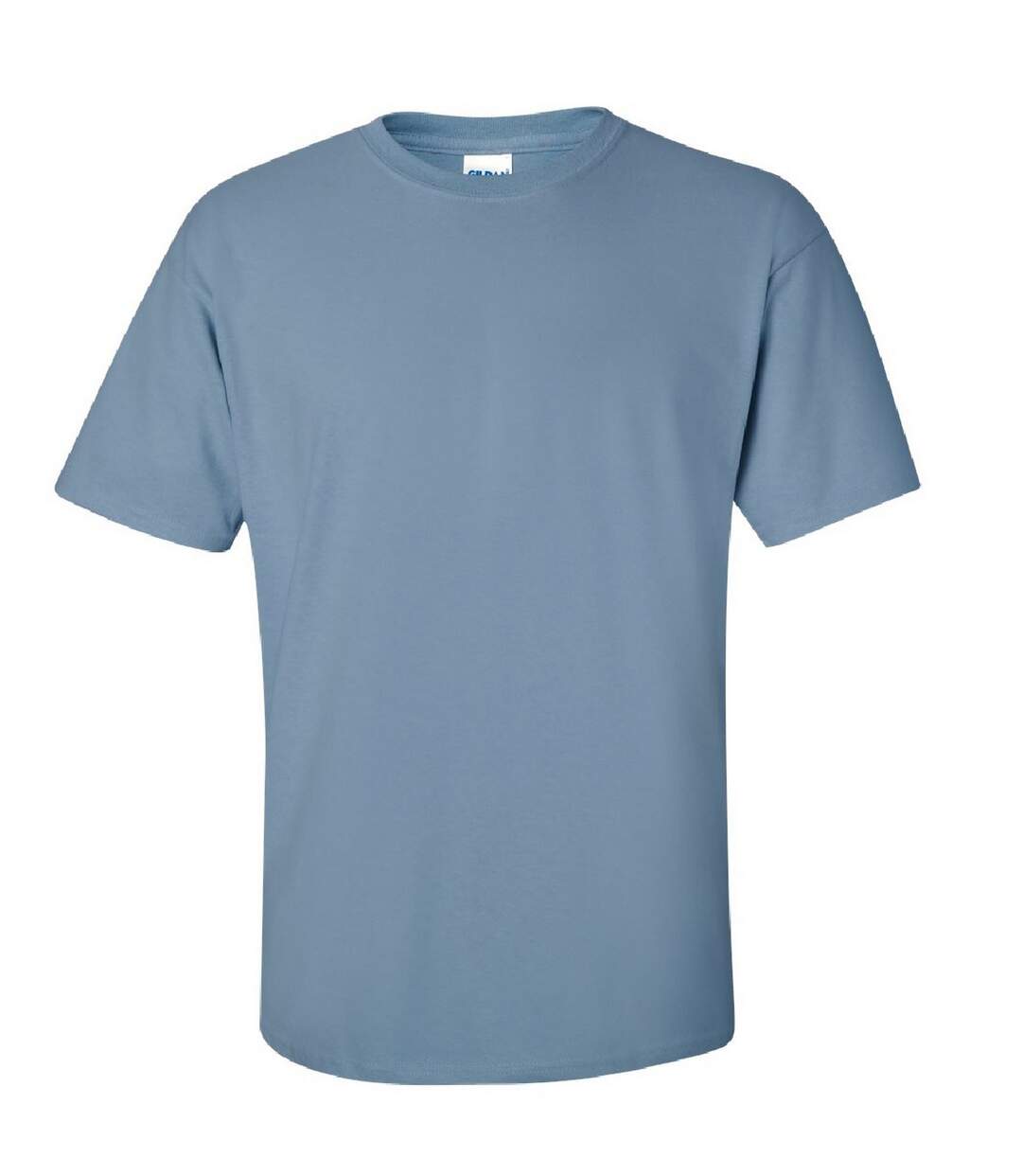 T-shirt à manches courtes homme bleu pierre Gildan-1