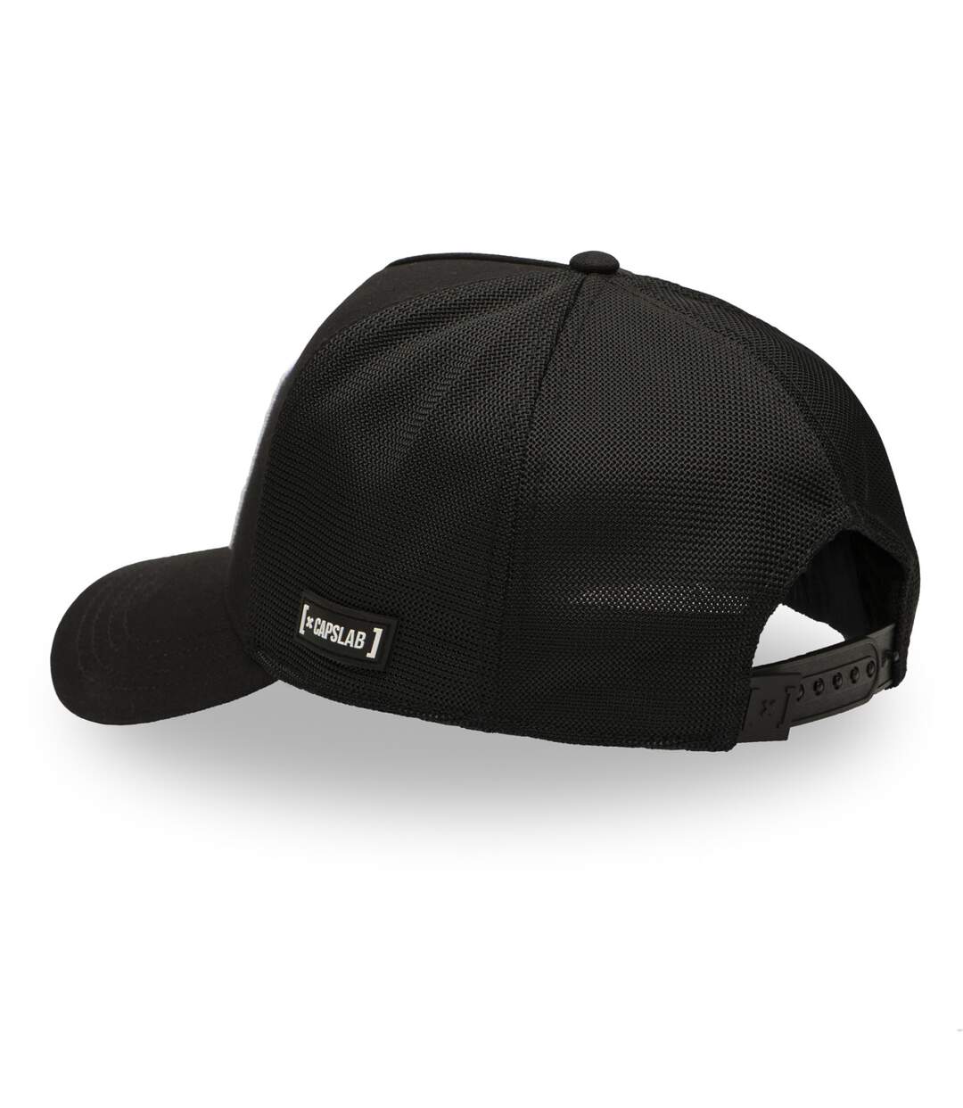 Casquette trucker premium effet bambou One Piece Black Flag Capslab-4
