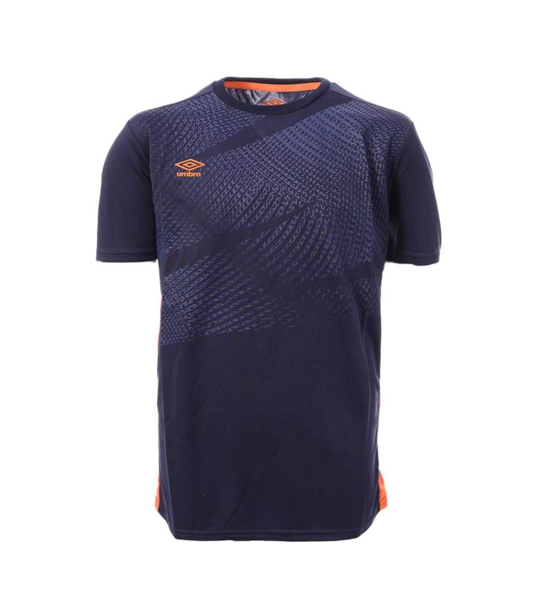 T-shirt marine/orange homme umbro alive - s-1