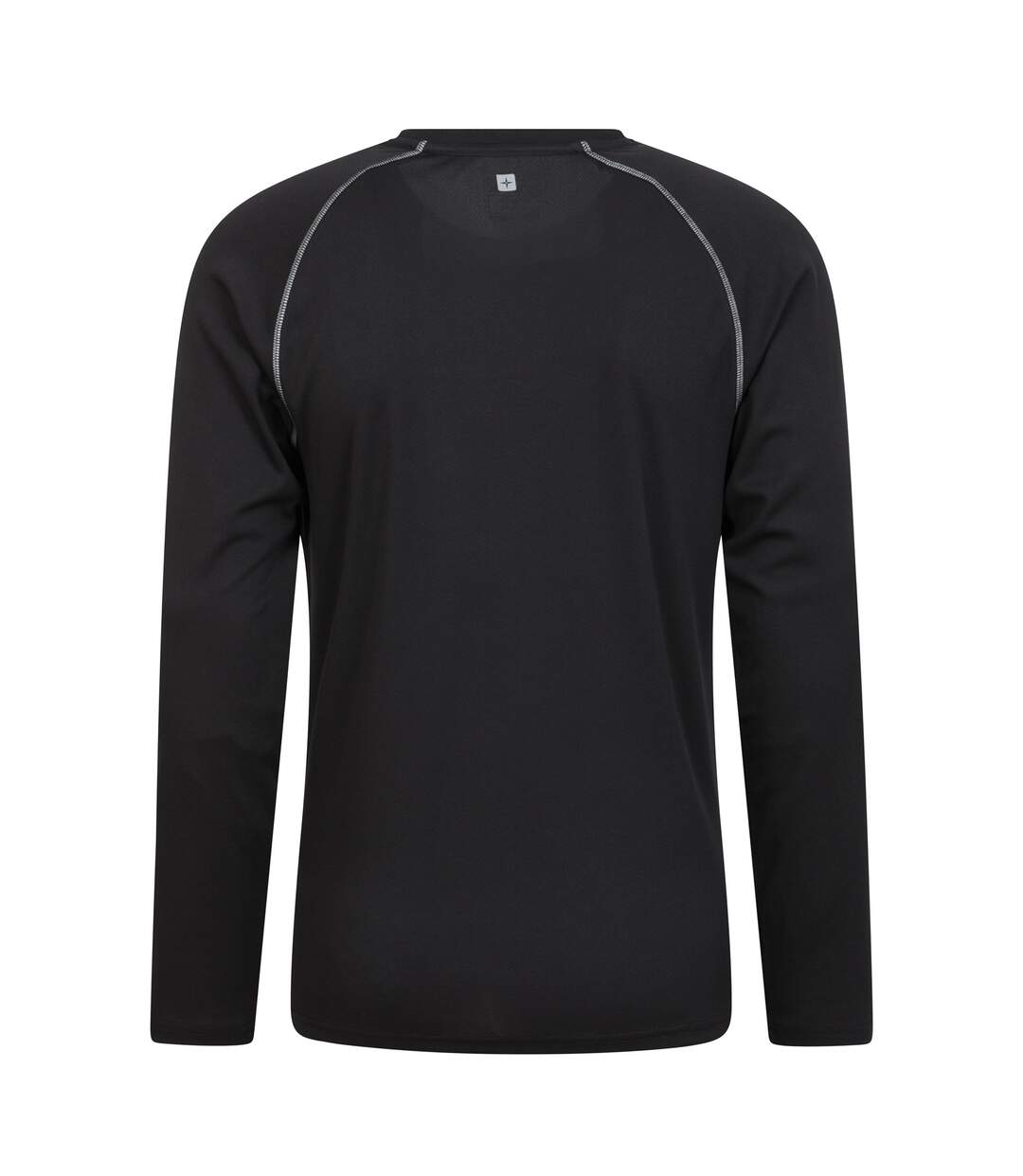 Mens Endurance Long-sleeved T-shirt Jet Black Mountain Warehouse-1