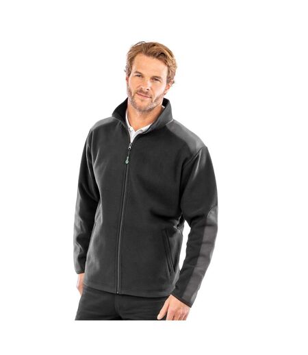 Mens Work Guard Heavy Duty Fleece Jacket Black Result