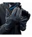 Homme Gants Cuir en Noir | THMO | Doublés Polaire Gants Thinsulate Chaudes-5