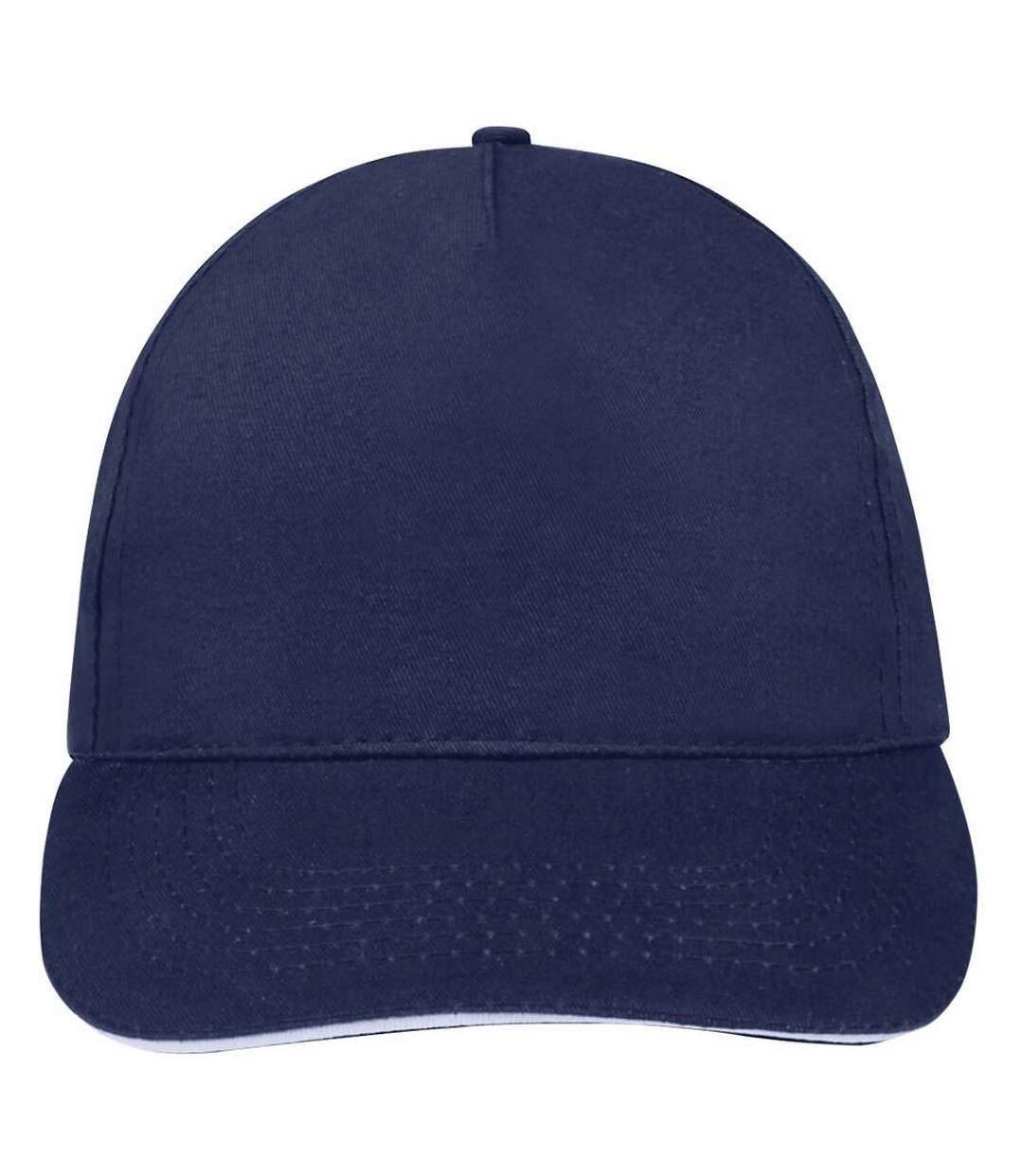 Sunny Casquette Adulte Bleu Marine Blanc SOLS-4