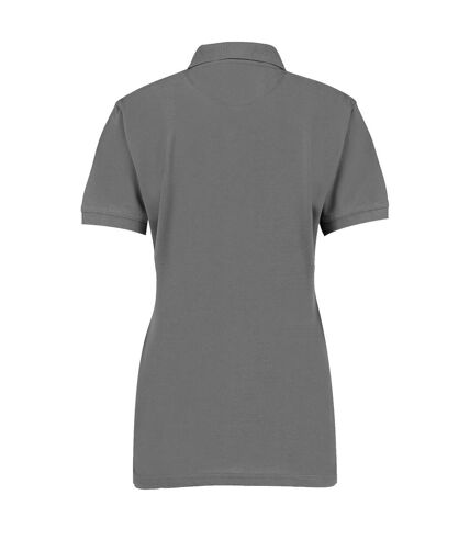 Kustom Kit Ladies Klassic Superwash Short Sleeve Polo Shirt (Charcoal)