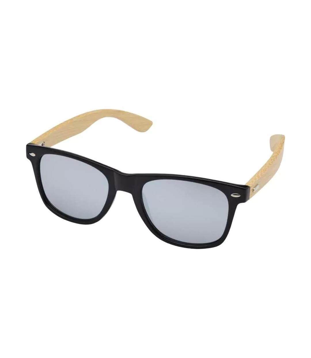 Unisex Adult Hue Bamboo Sunglasses One Size Silver Floso-1