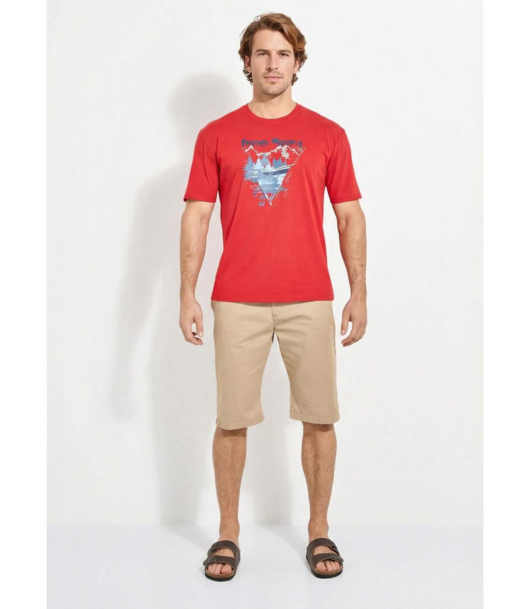 T-shirt motif placé jersey coton - lot de 2-3
