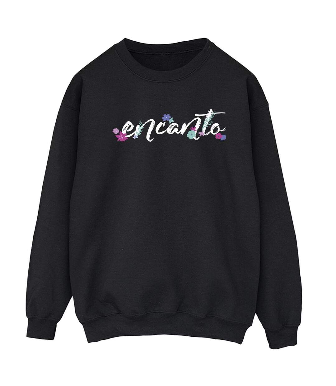 Disney - Sweat ENCANTO LOGO - Femme (Noir) - UTBI16875-1