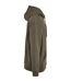 Sweat À Capuche Homme Olive Build Your Brand-3