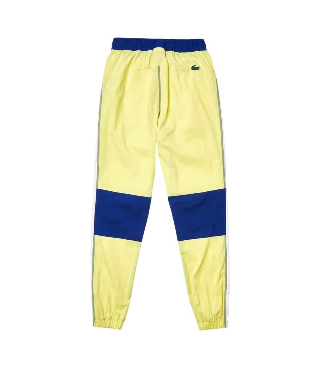 Womens/ladies colour block jogging bottoms yellow/blue Lacoste-2