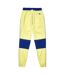 Womens/ladies colour block jogging bottoms yellow/blue Lacoste-2