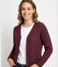 Cardigan Uni Femme Café (Réf. CAFE1)-1