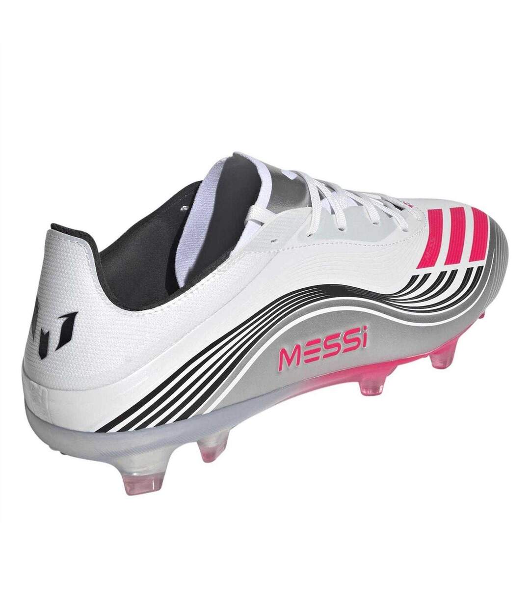 Unisex Adult F50 Messi Elite 3 Stripes Football Boots White Adidas-2