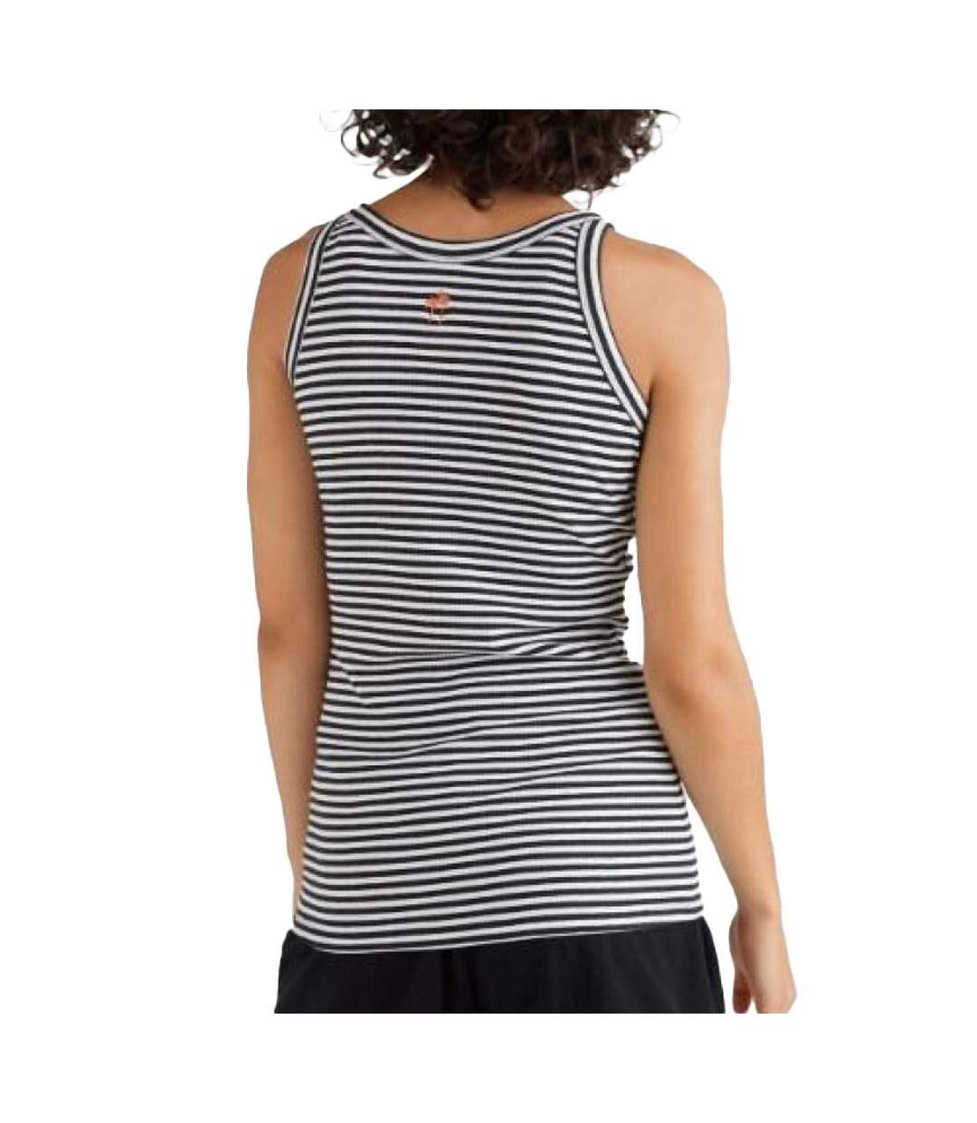 Débardeur Noir/Blanc Rayures Femme O'Neill Top - M-2