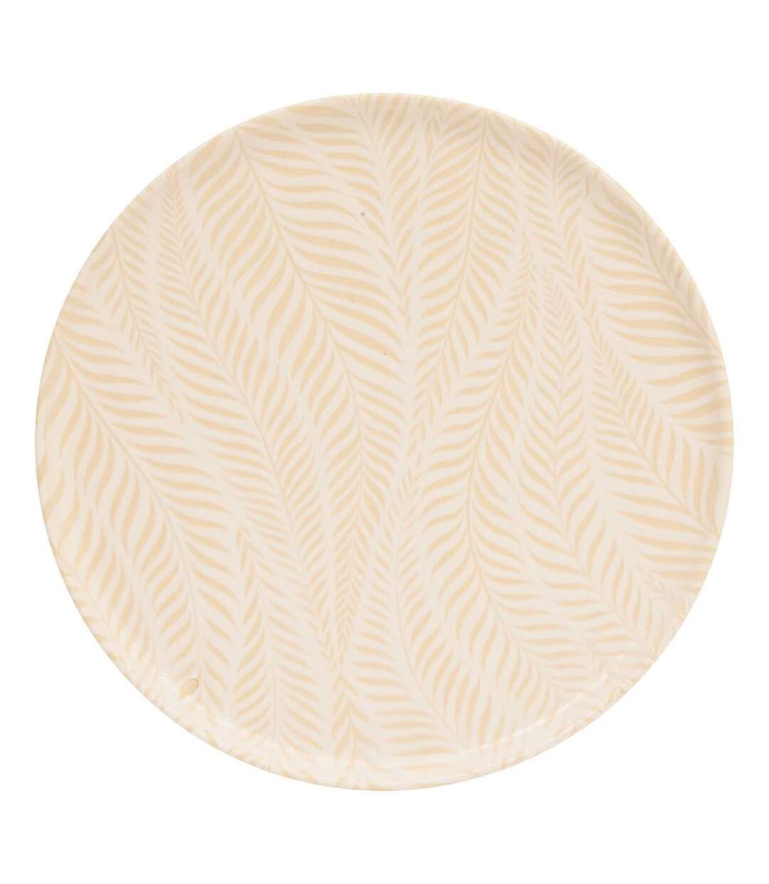 Lot de 6 Assiettes Plates Gina 28cm Crème-1