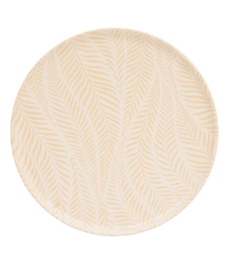 Lot de 6 Assiettes Plates Gina 28cm Crème