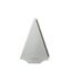 Paris Prix - Décoration Lumineuse Led triangle 25cm Gris & Or