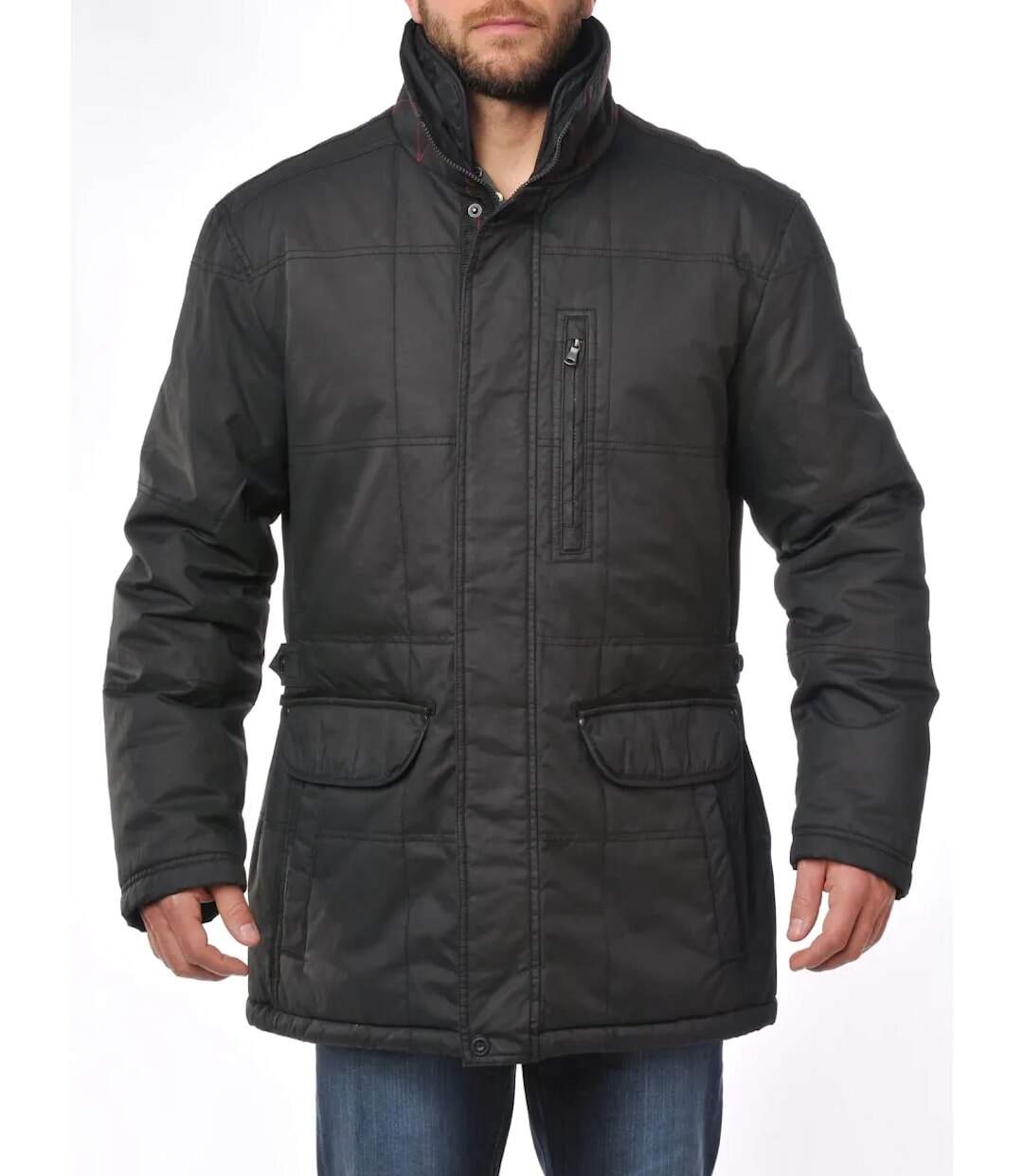 WINCHESTER NOVAK — Parka doublée tissu déperlant noir : l'alliance parfaite du style et de la protection-3