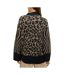 Pull Noir/Marron Femme Vero Moda Mars - L