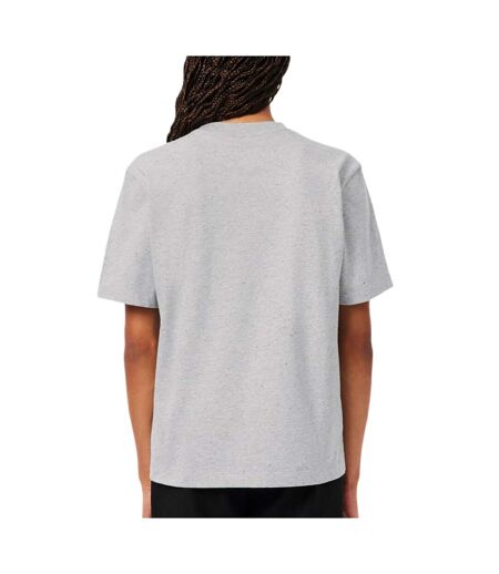 T-Shirt gris femme lacoste relaxed fit