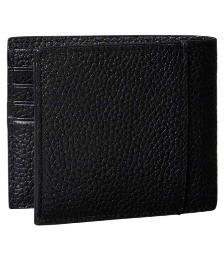 Embossed Leather Logo Wallet One Size Black Calvin Klein