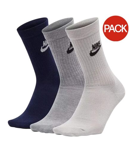 Ensemble Chaussettes Tous Les Jours Essentials Adulte Noir Gris Argenté Nike
