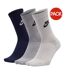 Ensemble Chaussettes Tous Les Jours Essentials Adulte Noir Gris Argenté Nike-1