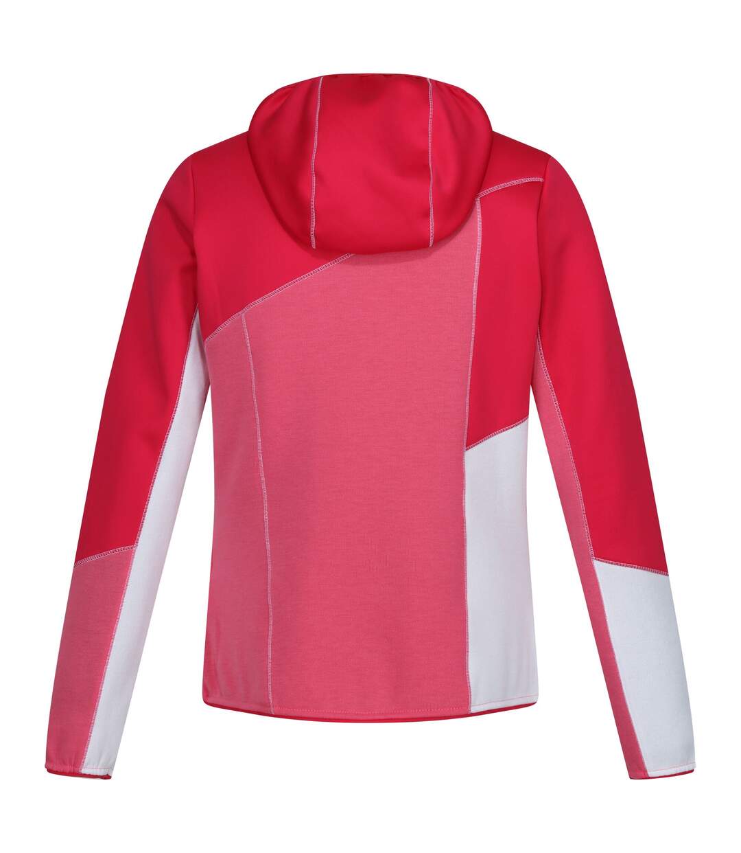 Veste polaire walbury femme rose fluo / flamant rose / blanc Regatta-2