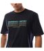 T-shirt Motif/style Logo Répété Homme Bleu Marine Marshall Artist-4