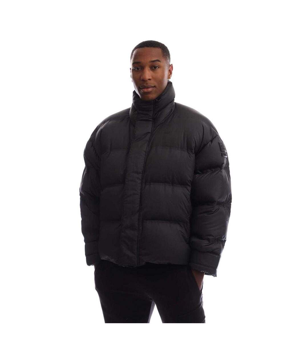 Unisex Adult Recycled Polyester Oversized Puffer Jacket Black Adidas-1