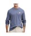 Sweat bleu homme calvin klein jeans waffle badges-1