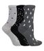 Sock Snob - 3 Paires de Chaussettes Femme Fantaisie Étoiles en Coton Douces-2