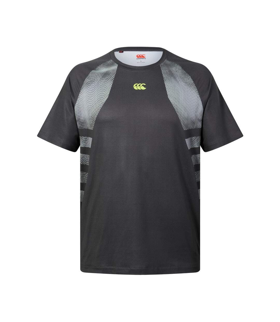 Mens Tempo+ Training T-shirt Charcoal Canterbury-1