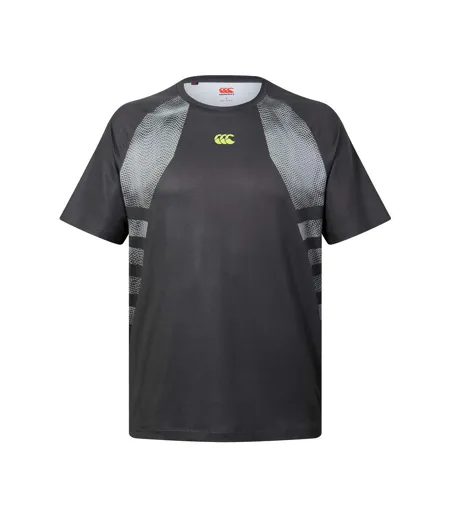 Mens Tempo+ Training T-shirt Charcoal Canterbury