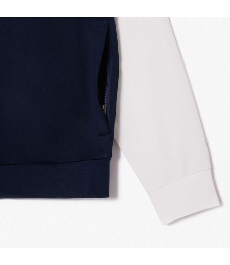 Veste De Survêtement Homme Bleu Marine Blanc Lacoste