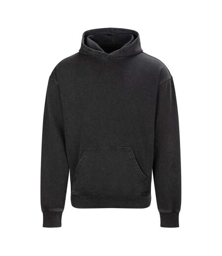 Unisex Adult Vintage Wash Hoodie Washed Black AWD