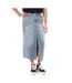 Jupe longue bleu femme jennyfer dapone-1