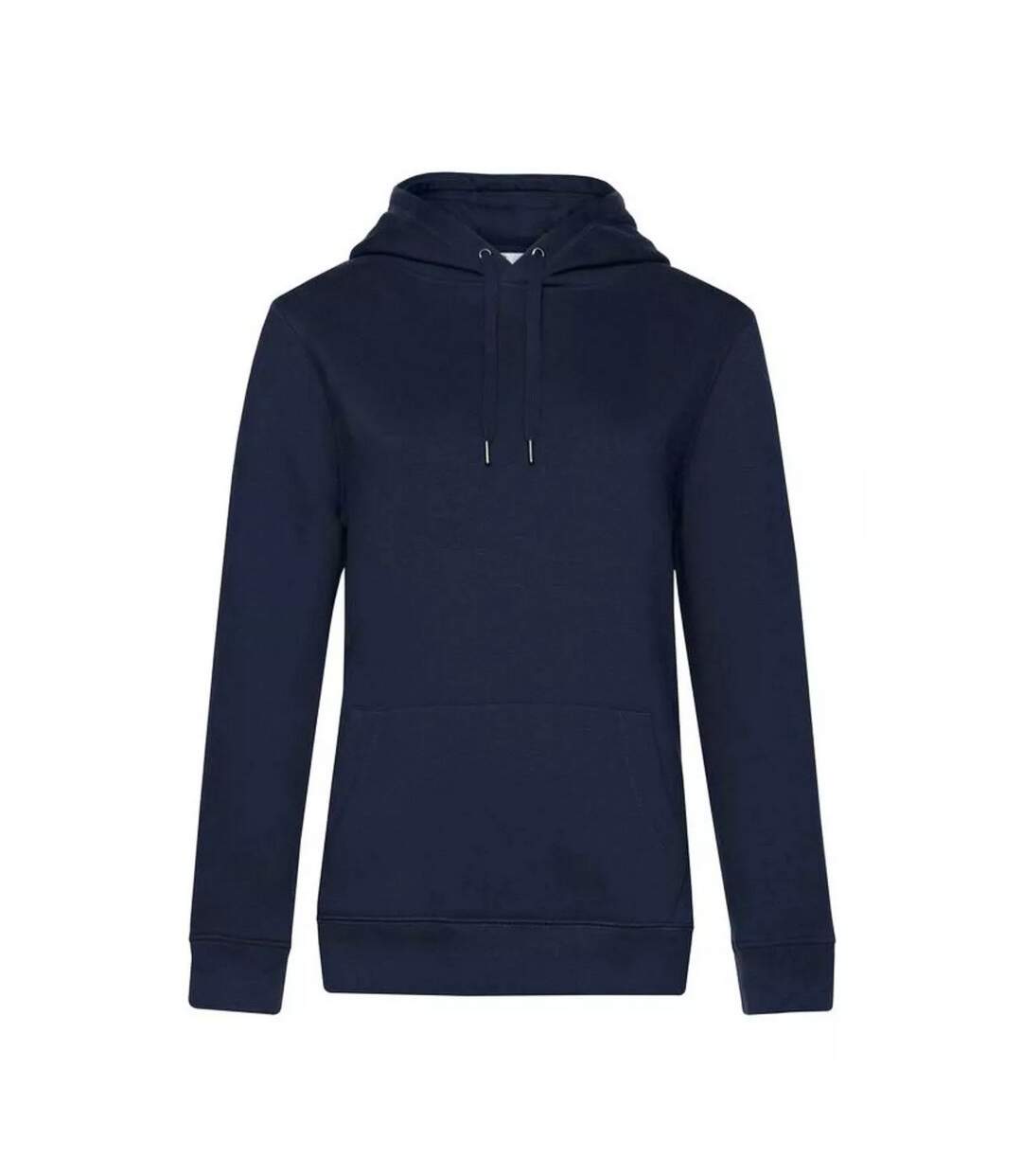 Womens/ladies queen hoodie navy B&C