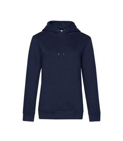 Sweat à capuche queen femme bleu marine B&C