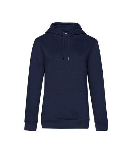 Sweat à capuche queen femme bleu marine B&C