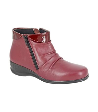 Bottines Femme Bordeaux Mod Comfys