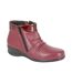 Bottines Femme Bordeaux Mod Comfys-1